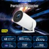 Home projector 4K portable LCD wireless wall projection for living room