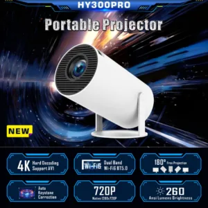 Home projector 4K portable LCD wireless wall projection for living room